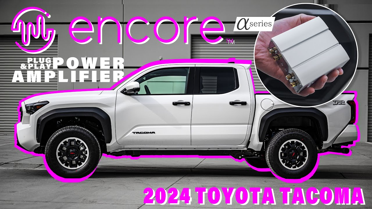 2024 TOYOTA TACOMA | Plug and Play Amplifier Installation