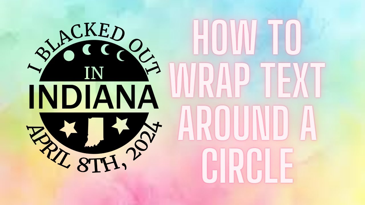 How to Wrap Text around a Circle in Inkscape
