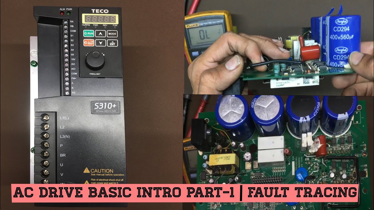 AC Drive Basic Intro Part-1 | Fault Tracing