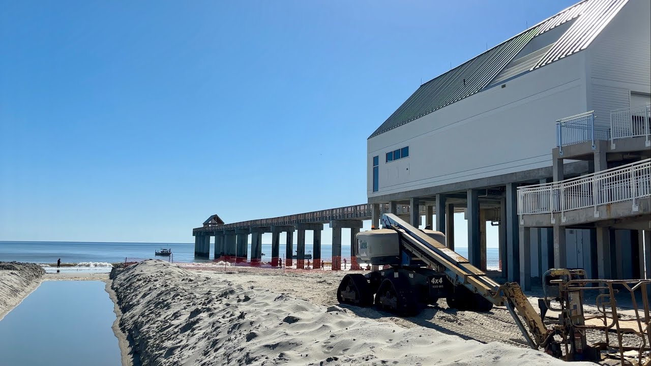Surfside Beach Pier Construction Update - October 28, 2023