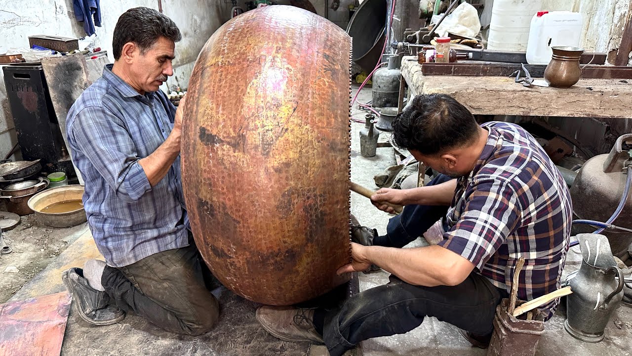 How a Giant Copper Pot Is Completed for Candy Making ⚒️🔥 | Part 2