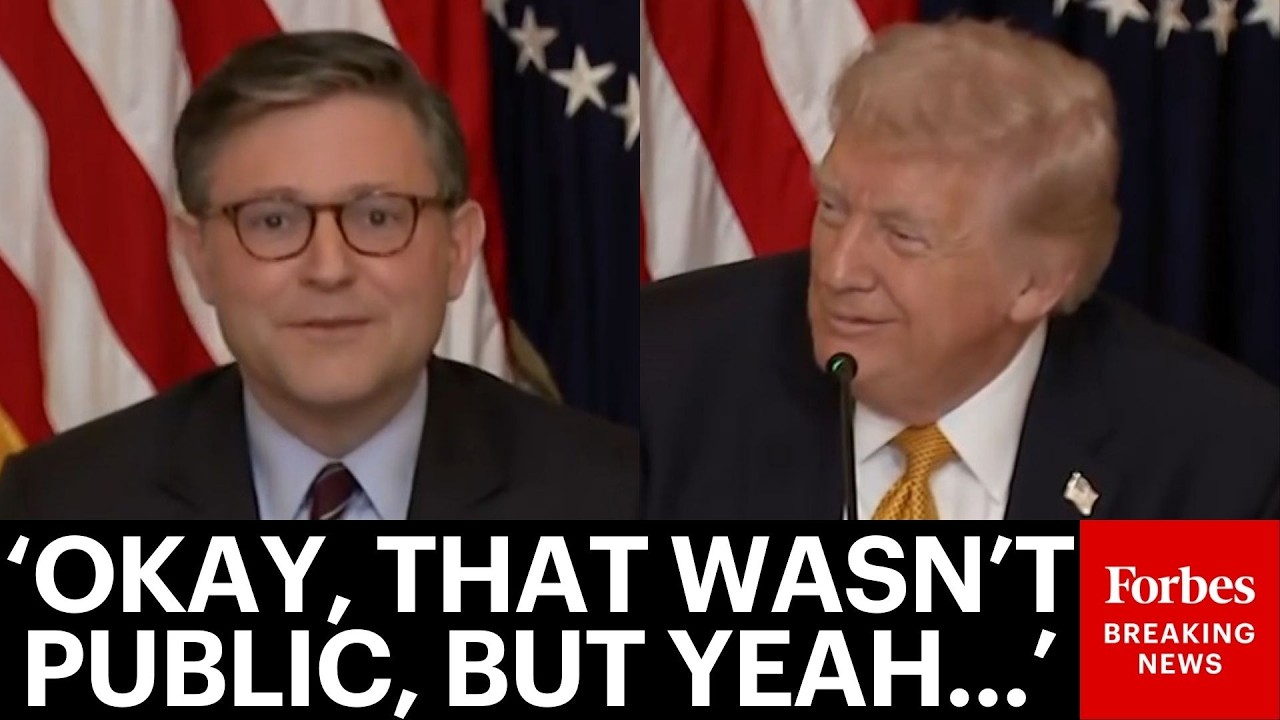 JUST IN: Trump Shocks Speaker Johnson By Sharing Story Of GOP Congressman Who Had Grim Prognosis