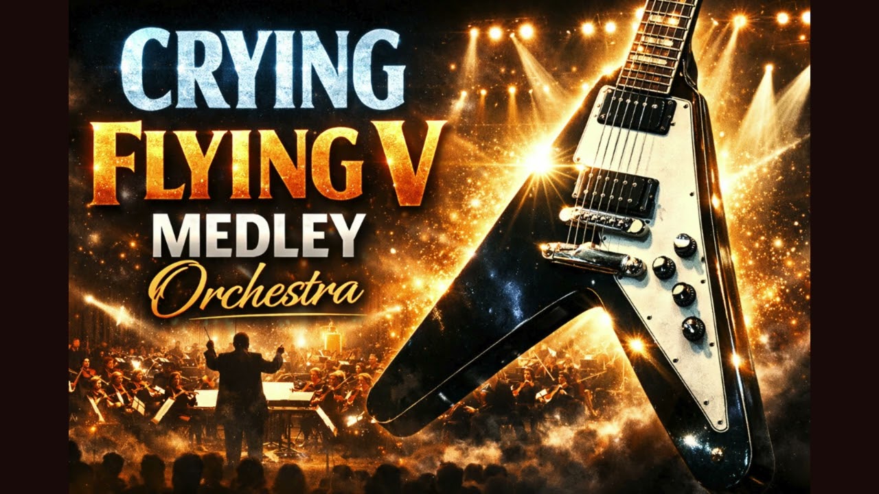 Epic Crying Flying V Guitar & Orchestra Medley | Michael Schenker Style Cinematic Rock (47 Minutes)