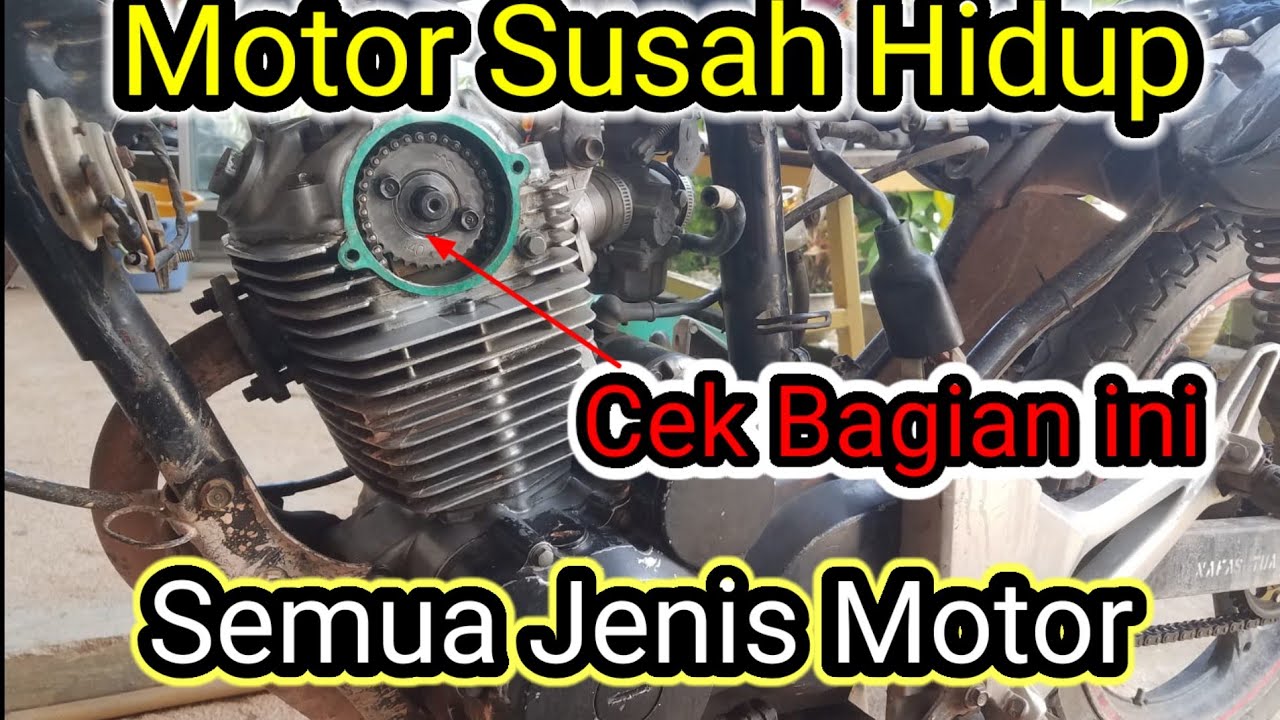 Penyebab motor susah hidup❗motor tiger,megapro,gl susah hidup stel bagian ini