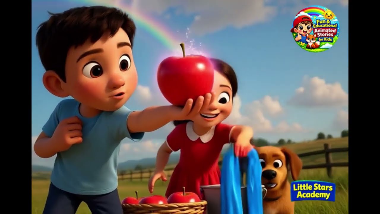 Colors for Kids 🌈🤠 | Learn Red, Blue & Yellow! #kidsstory #kidscartoon #kidsshorts #honesty