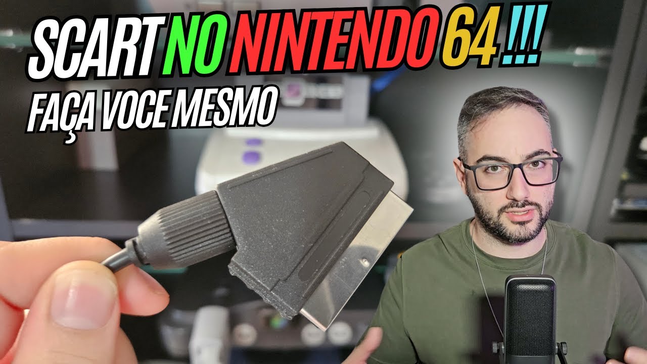 Como Fazer Seu Próprio Cabo SCART Blindado do Nintendo 64 – Guia Completo!