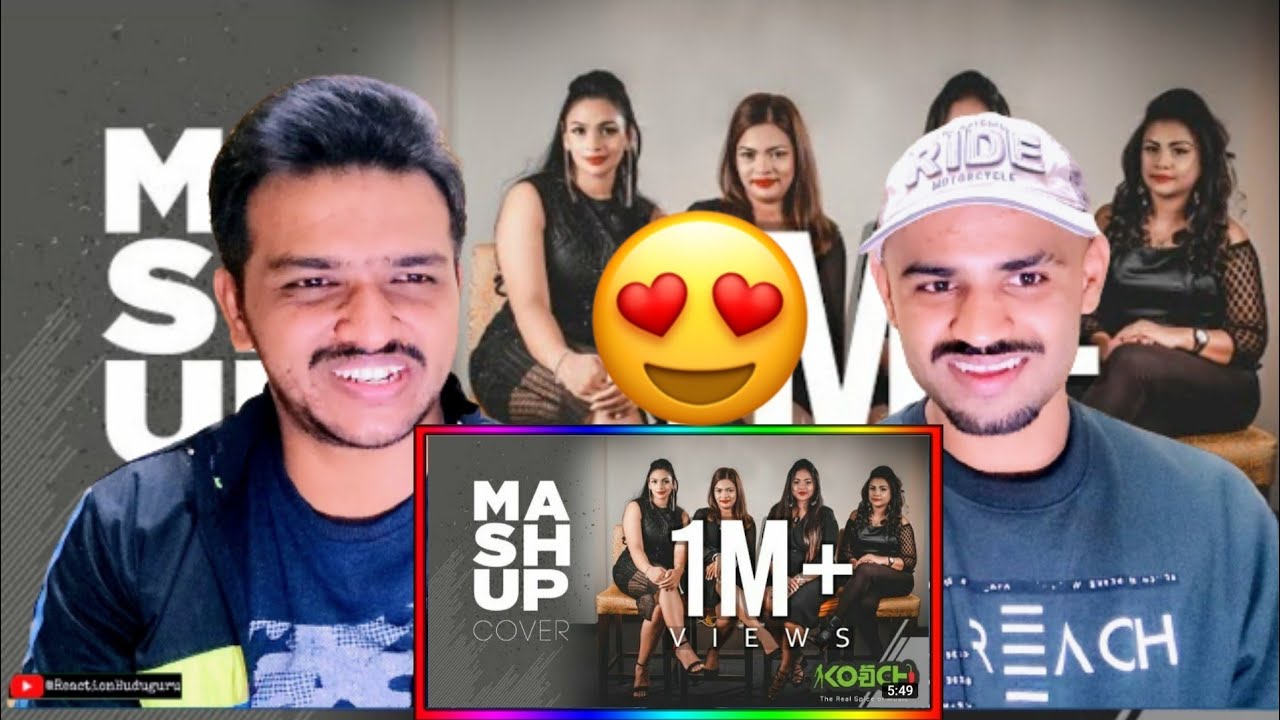 Mashup Cover by Kochchi | Reaction!!😍 (කෝච්චි)