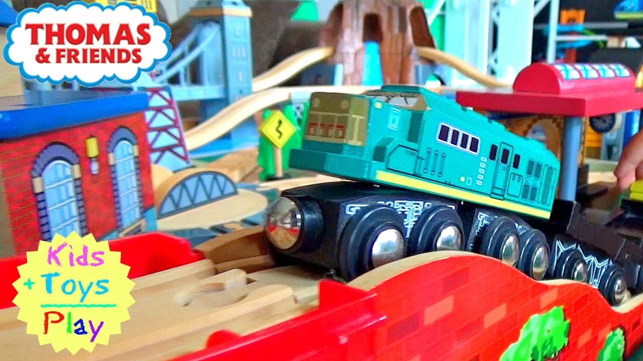 Imaginarium Toy Train Wooden Railway Play Table For Children | Surprise Toys Videos For Kids