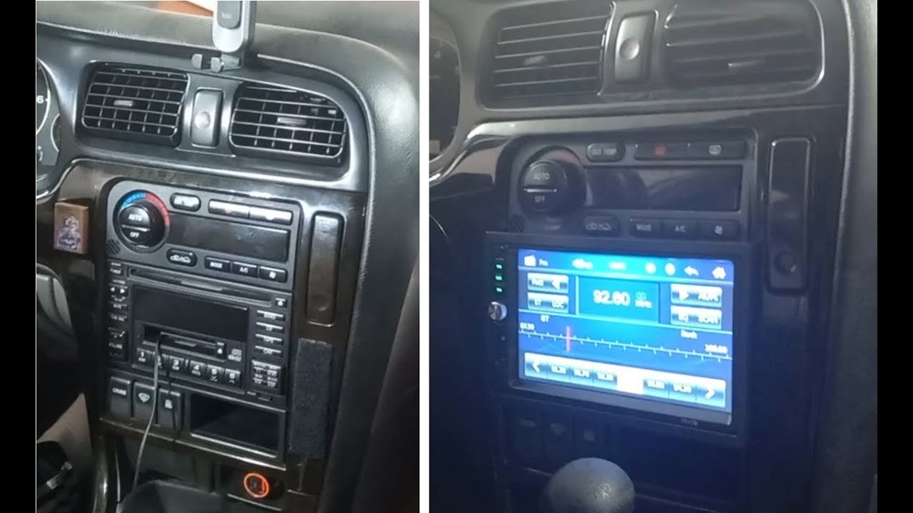 Subaru Outback 2003 Как снять магнитолу и установить новую 2DIN магнитола mp5 автомобильный плеер