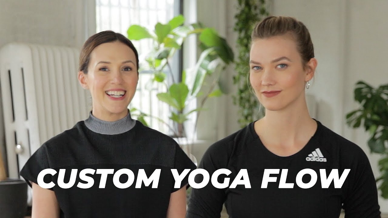 10 Minute Supermodel Yoga Routine with Yoga With Adriene | Karlie Kloss