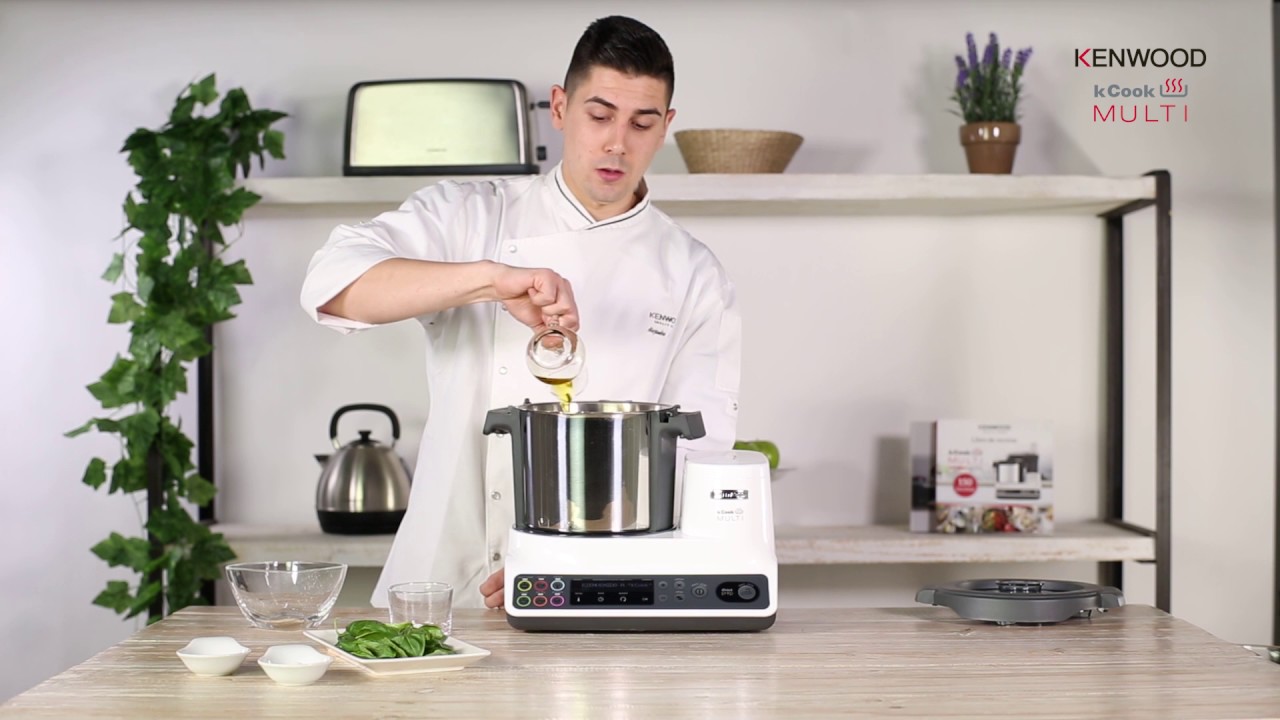 Vídeo Receta kCook Multi de Kenwood -Espaguetis al pesto-