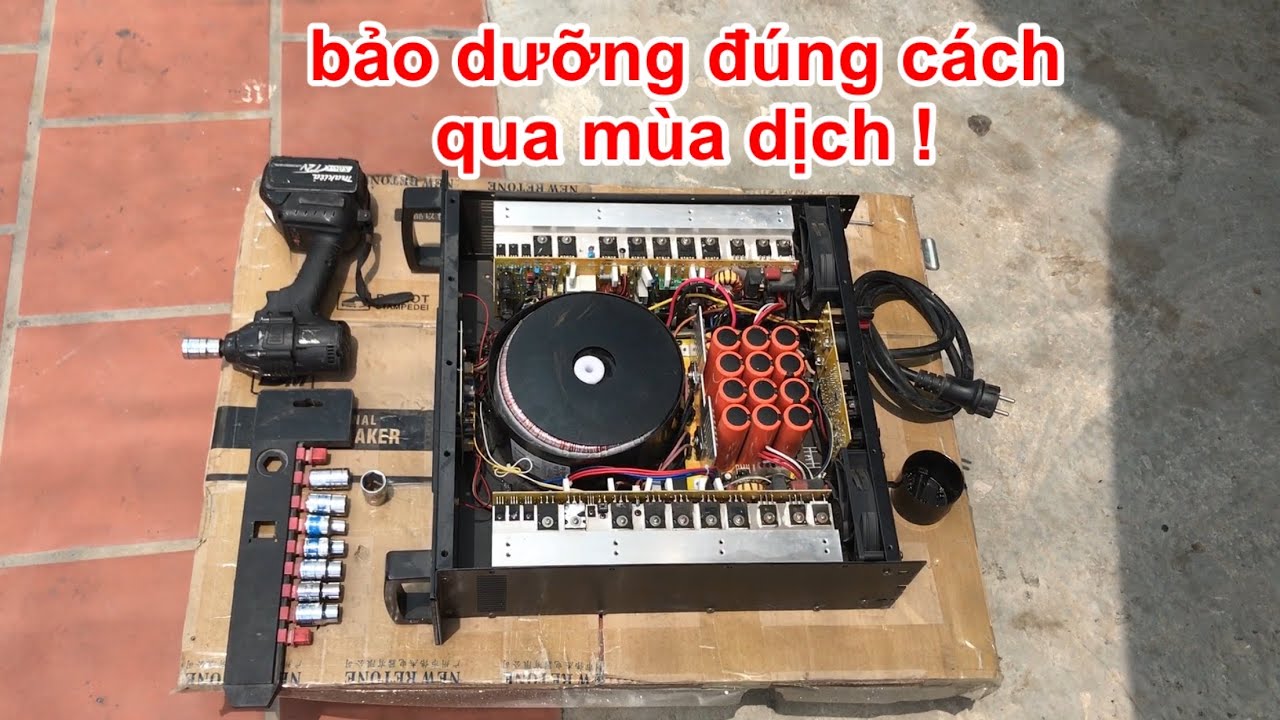 [Chia sẻ] Bảo dưỡng cục đẩy và thiết bị âm thanh qua mùa dịch đúng cách , an toàn . DVH audio