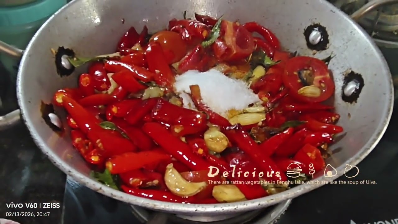 Fresh lal mirchi chutney recipe #shortvideo #likeandsubscribe #indianfood #food #trending 