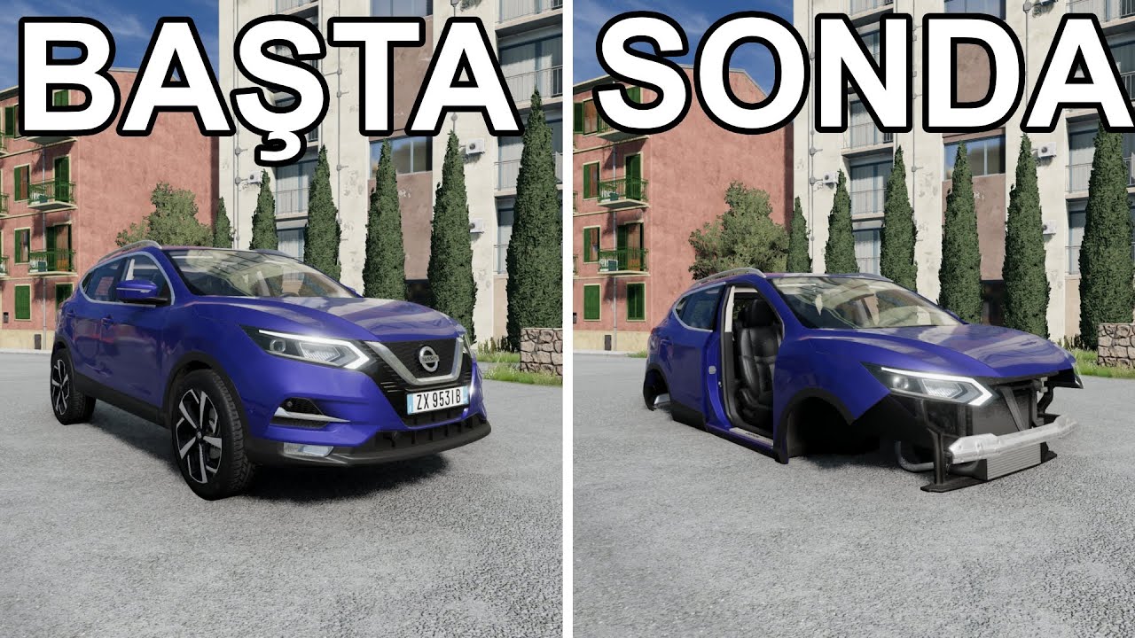 Her Kaza Yaptığımda Aracımdan Bir Parça Eksiliyor 2! │ Beam.ng Drive