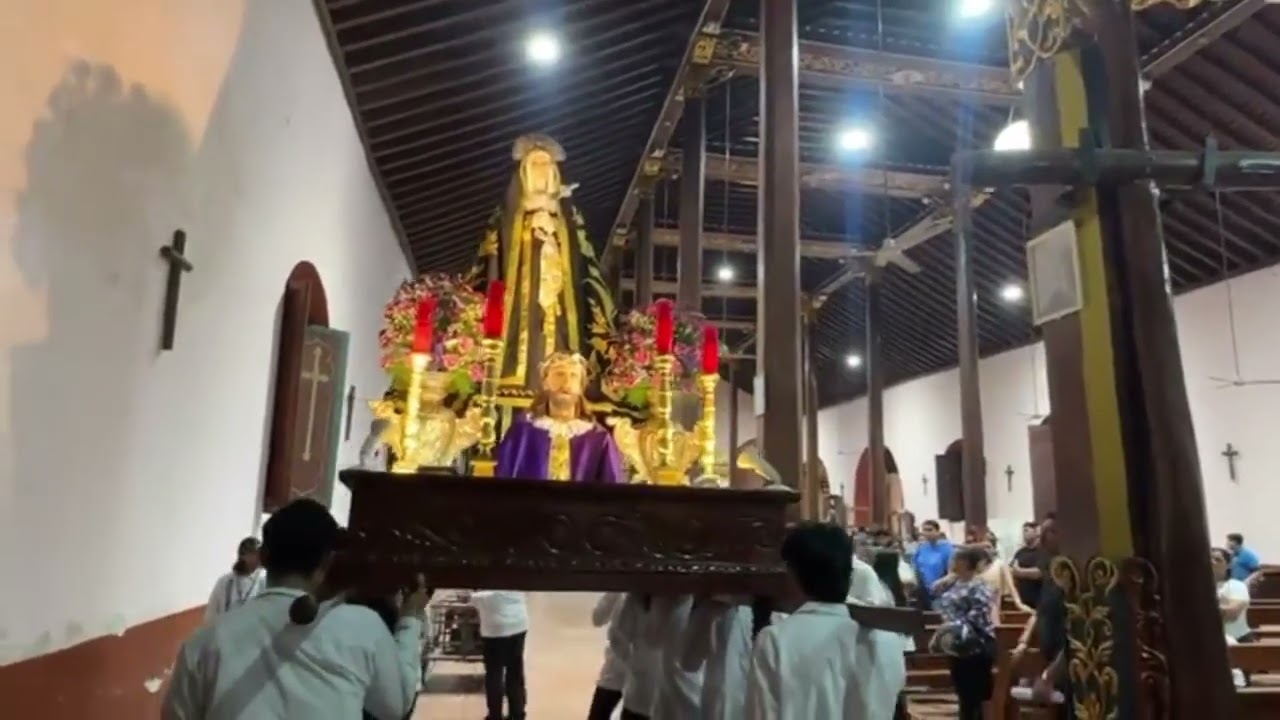 Procesión, Virgen de la Soledad. 3er Domingo de Cuaresma. P4. Sutiaba. 2026. #leon #nicaragua