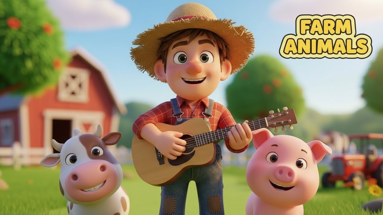 Old MacDonald Had A Farm Farmer Jack Version  Fun Animal Song for Kids 🐮🐷
