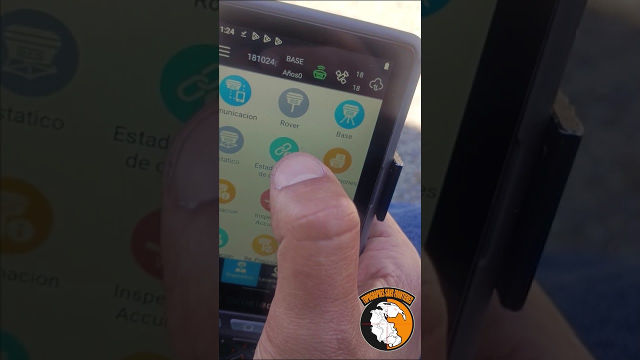 ¿Como usar SURPAD 4,2? - iniciar una BASE GPS, y un ROVER.