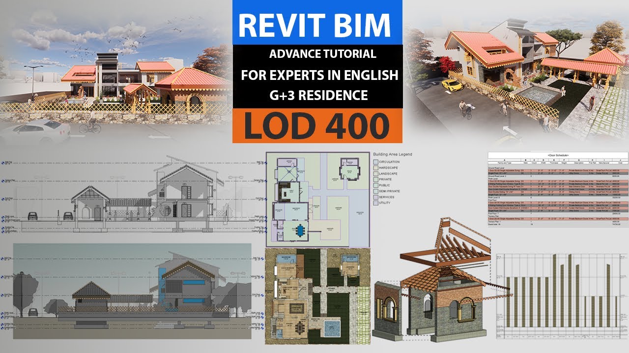 Revit BIM Live Project | Architecture + Structure LOD 400 CLASH DETECTION