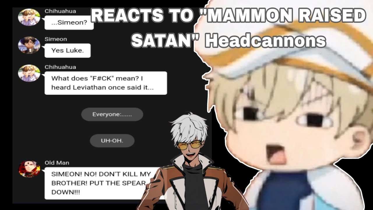 Obey me texts: REACTS TO 