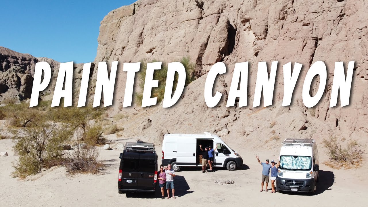 Promaster Van Life Friends in the Desert - Painted Canyon Mecca Hills