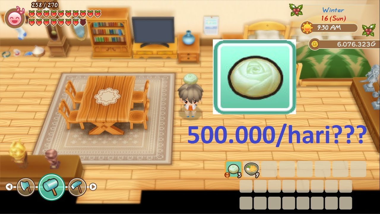 Cara Mendapatkan Banyak Uang Saat Musim Winter - Story Of Seasons Friends Of Mineral Town