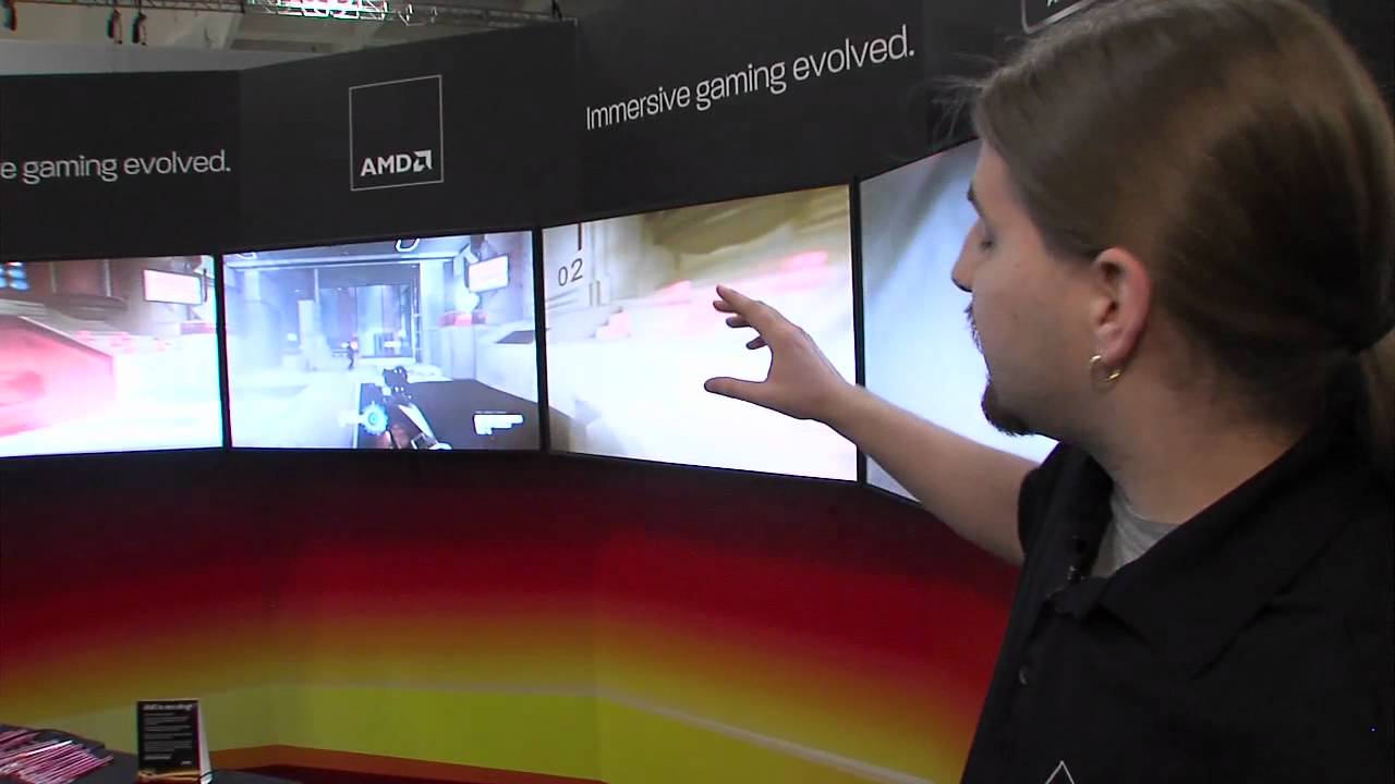Jonathan Desroches AMD Eyefinity 5x1 Display
