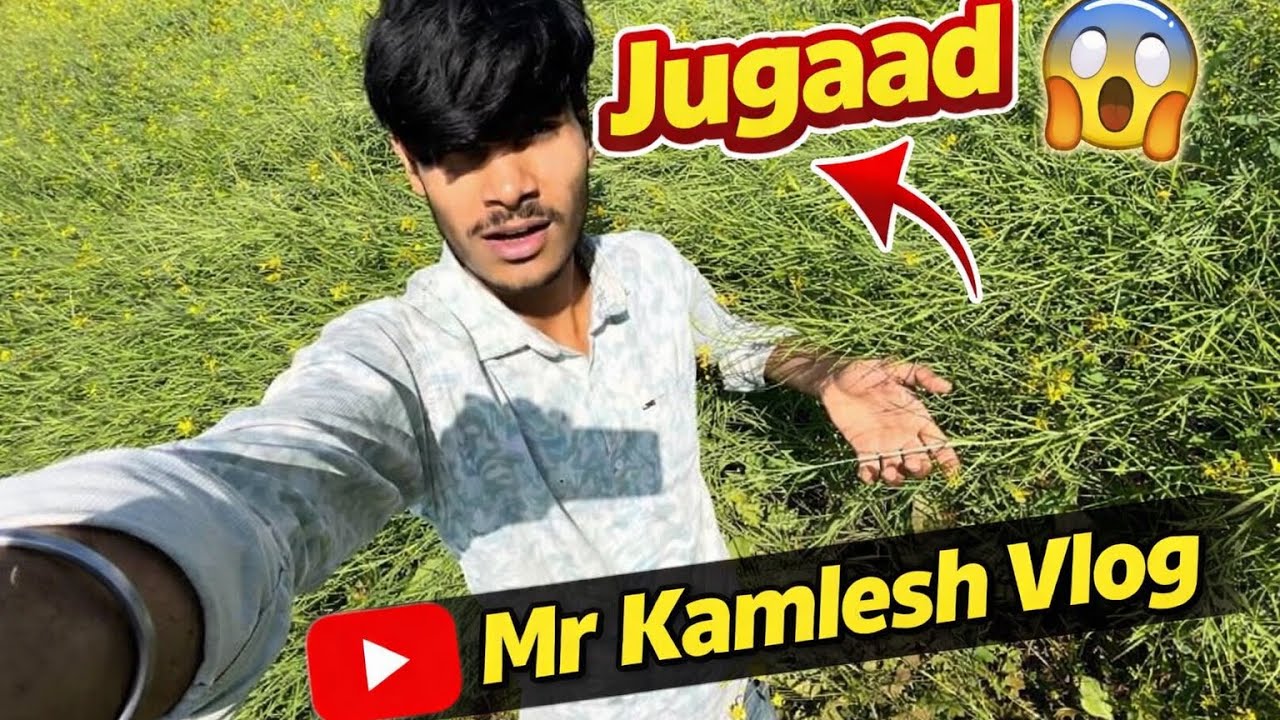 kaisa laga Jugaad 😁 || Chane Ke Khet Mein Ful Aane Lag Gaye #farmingvlog #khetibadi #viralvlogs 