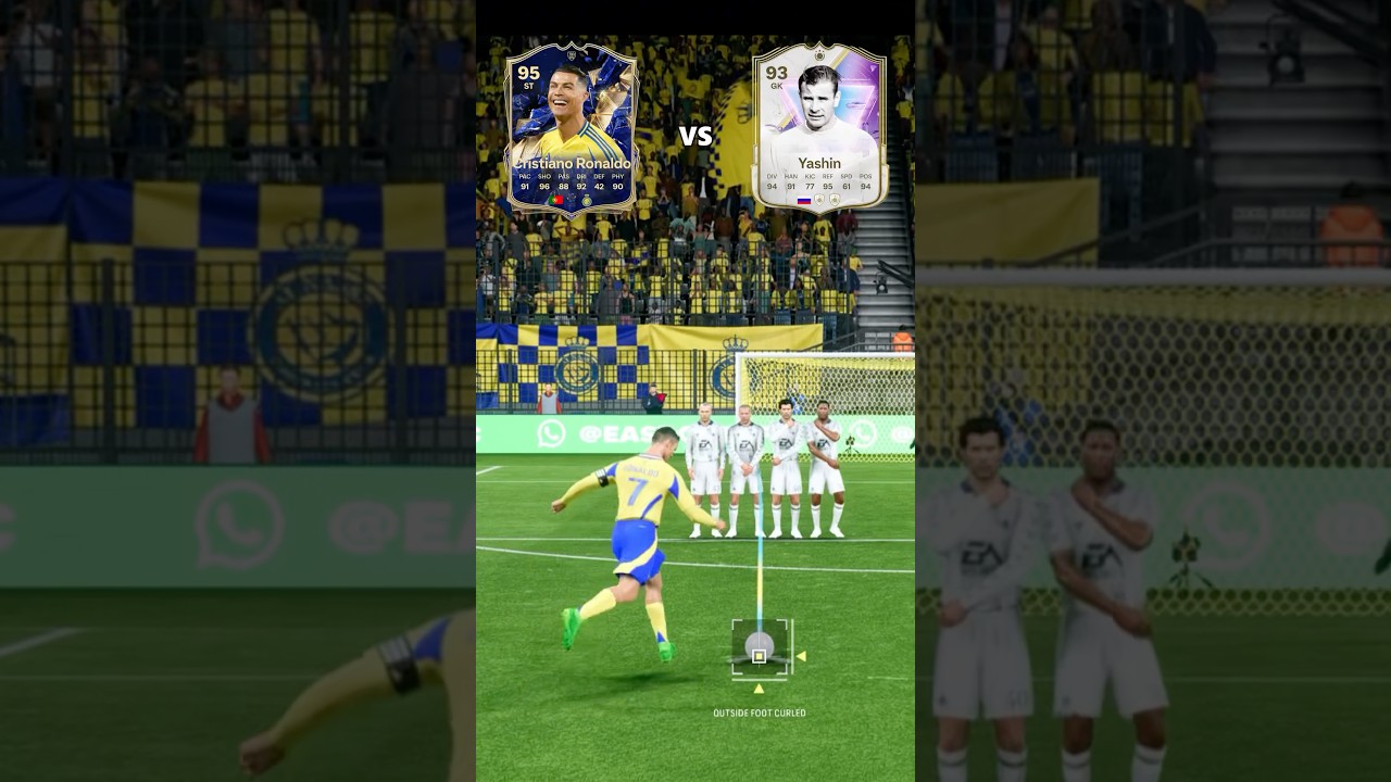 Cristiano Ronaldo vs Top Goalkeepers #football #fc25 #shorts