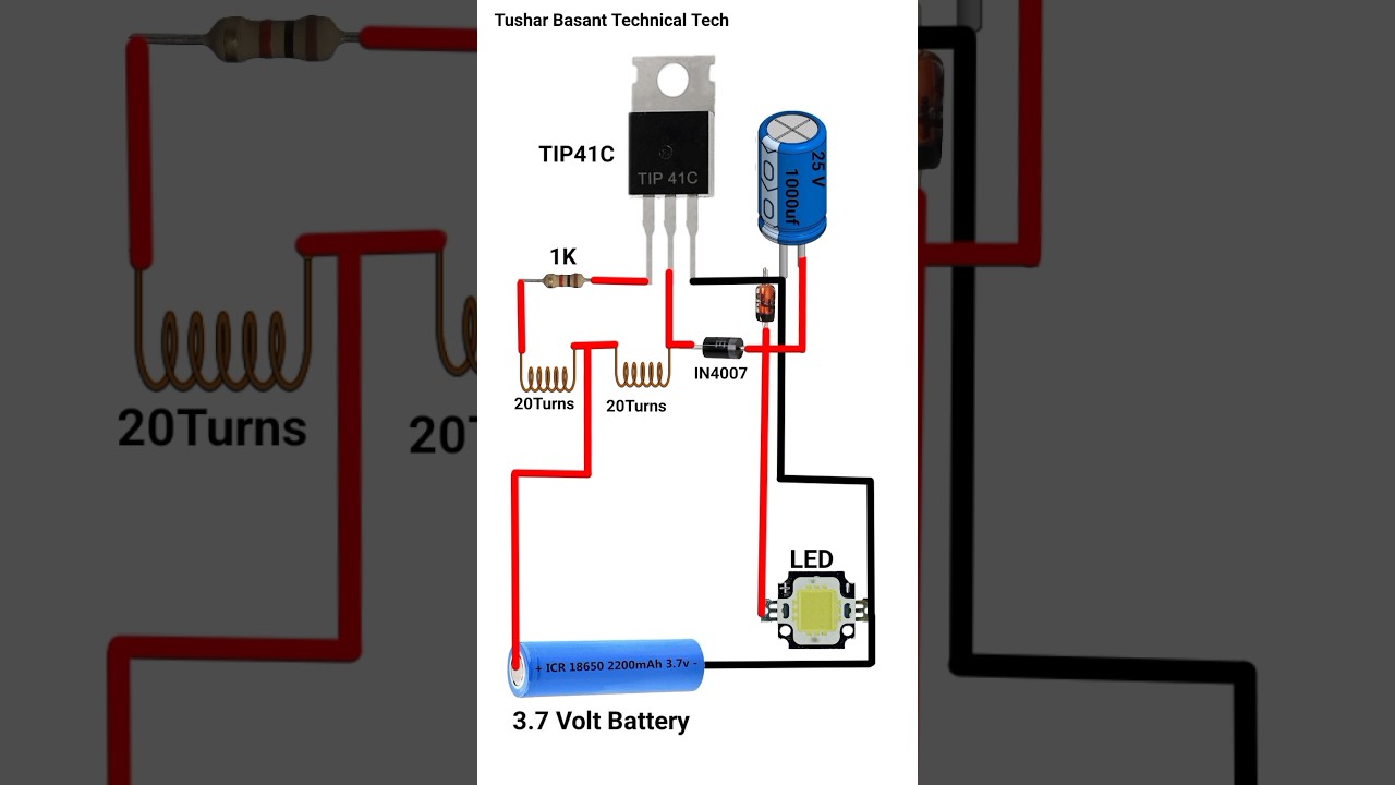 3.7v to 12v DC to DC Step Up Boost Converter Circuit #shorts