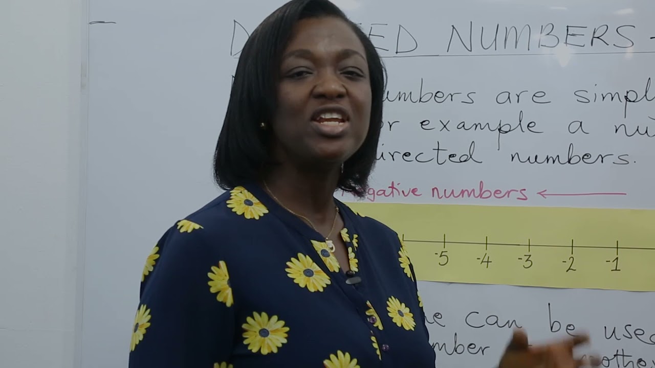 Number Line - Introduction to Directed Numbers