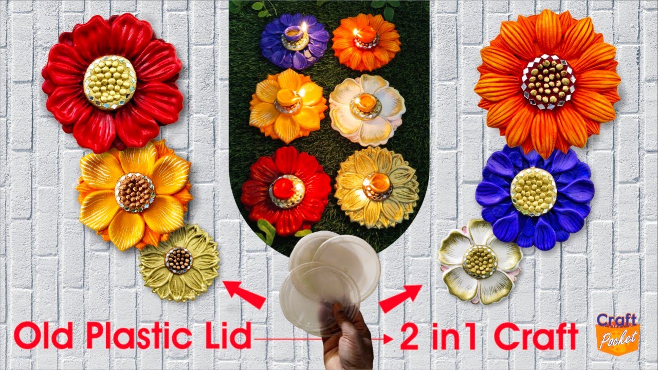 @craft.pocket गजब का आइडिया! प्लास्टिक ढक्कन जिसे फेंकना था, बना दिया क्राफ्ट