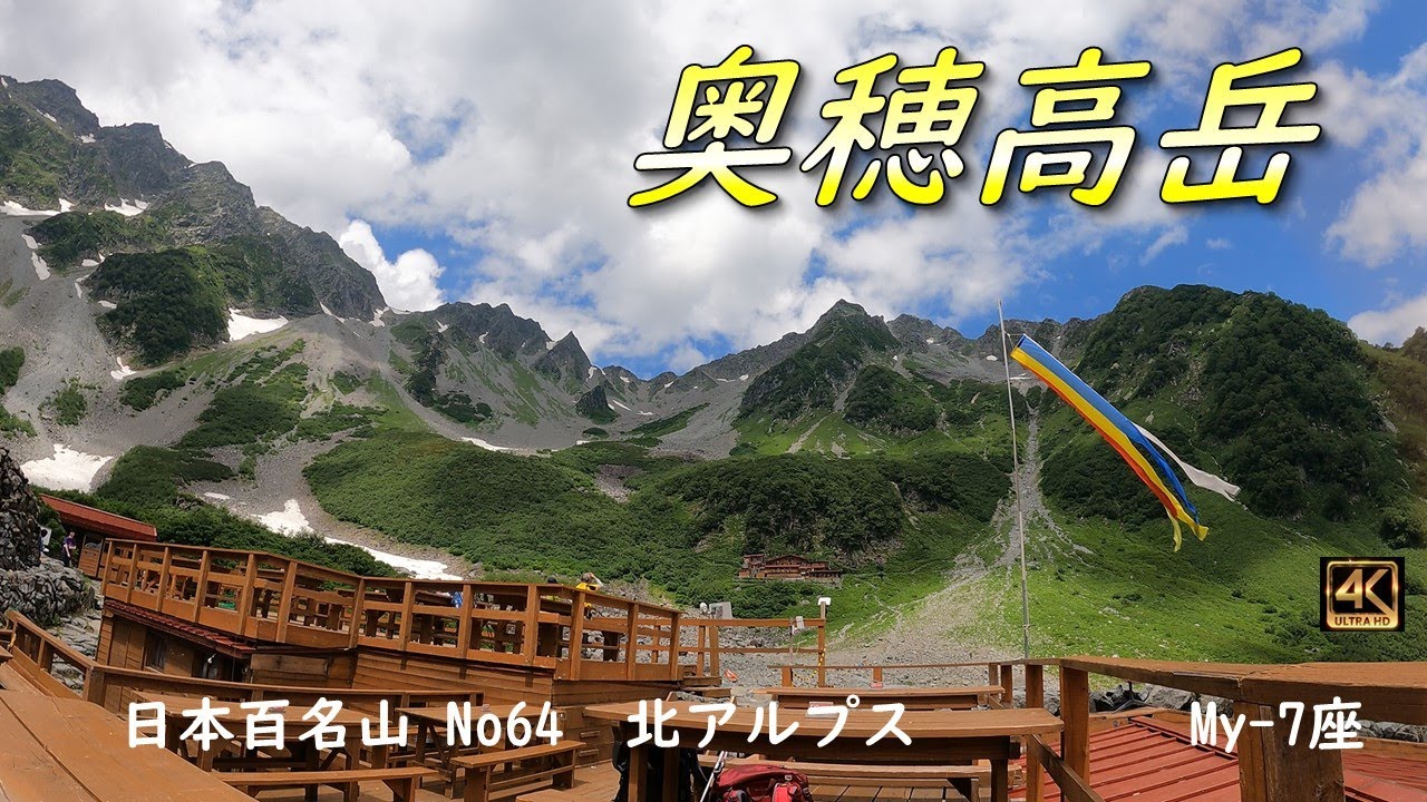 【奥穂高岳】穂高岳山荘に１泊の上高地から涸沢経由のピストンです。 北アルプス最高峰の3190mへの道のりを動画にしてま～す！
