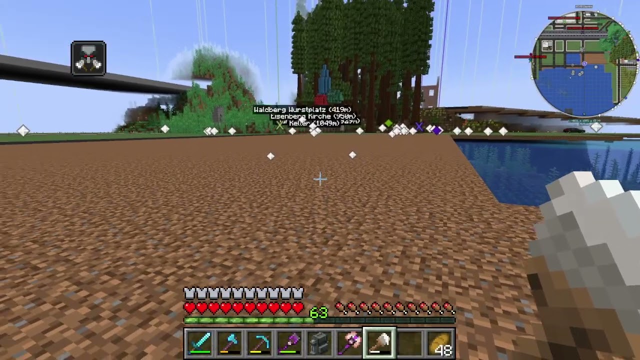 Minecraft Überlebensserver Heute Bauen wir Baufläche in Innsbruck weiter