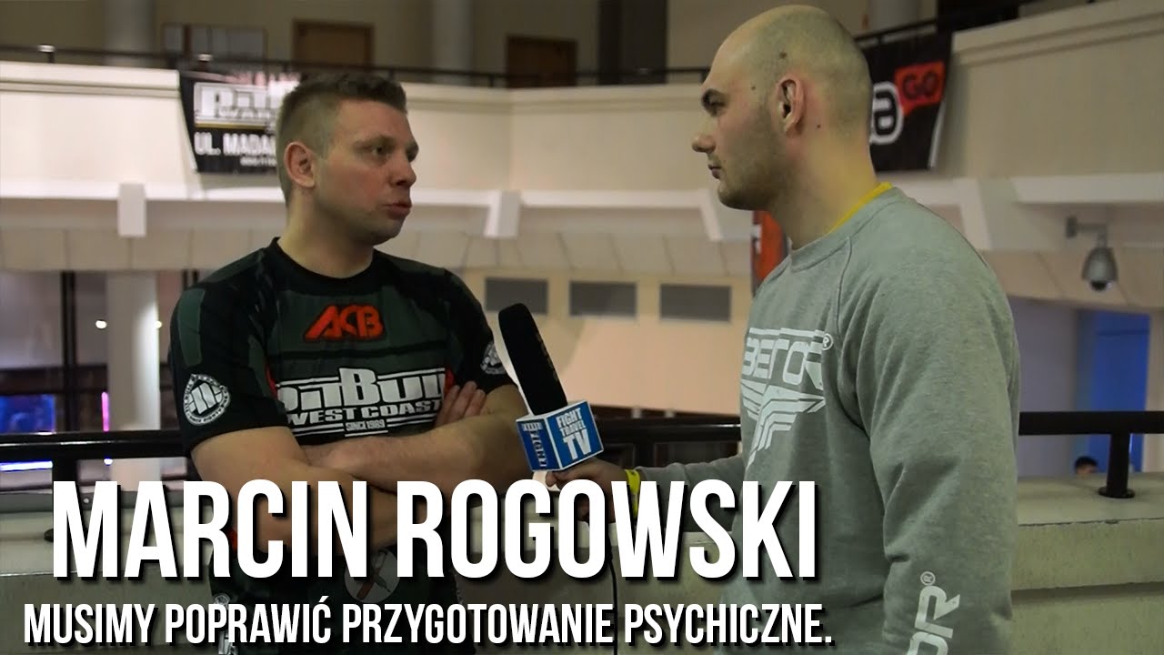 Marcin Rogowski w trakcie ACB 29.