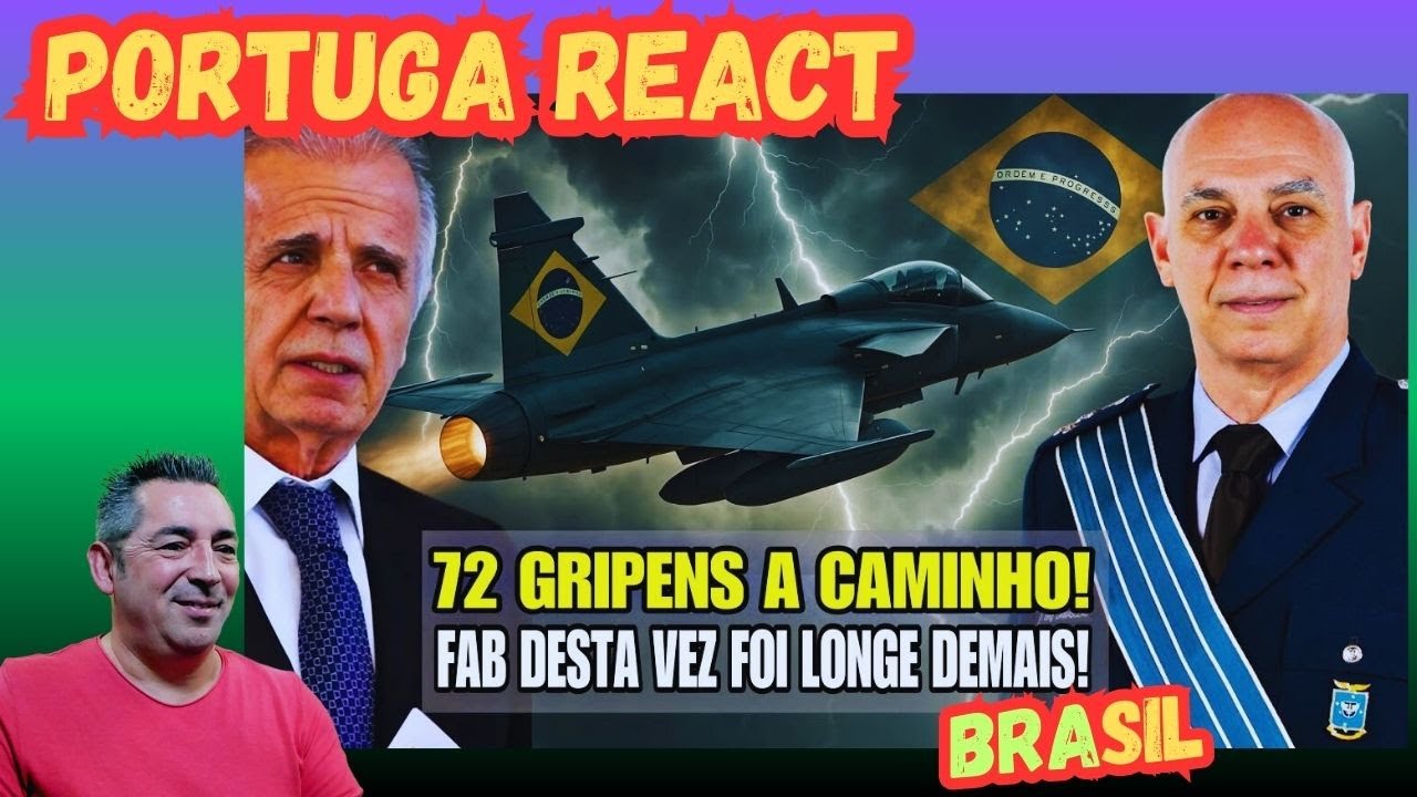 Portuga reage a  ATENÇÂO 72 Caças Gripen a Caminho: Brasil Dobra a compra dos Gripens, Poder da FAB!