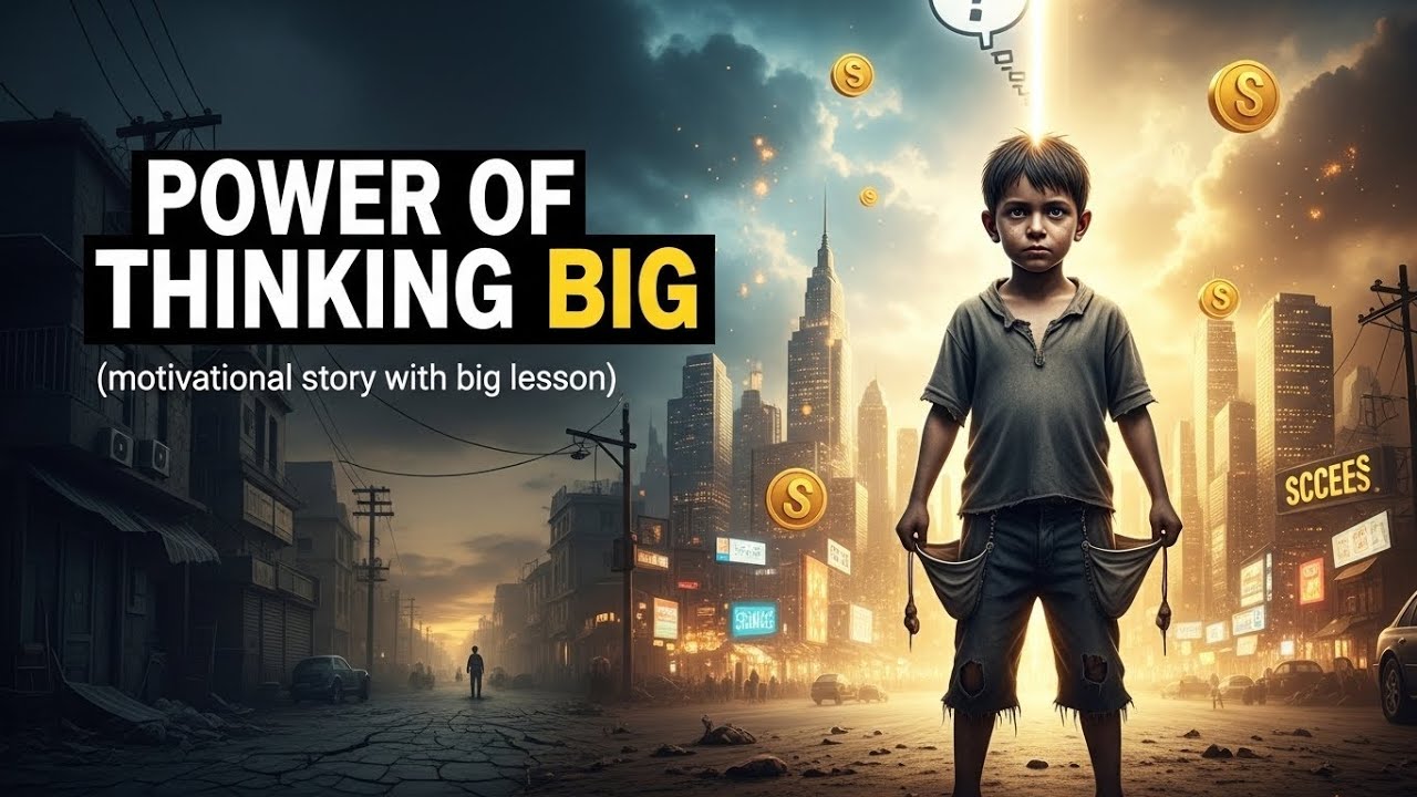 Power of Thinking Big - Story of a Poor Boy With Empty Pockets | Powerful Motivational Story