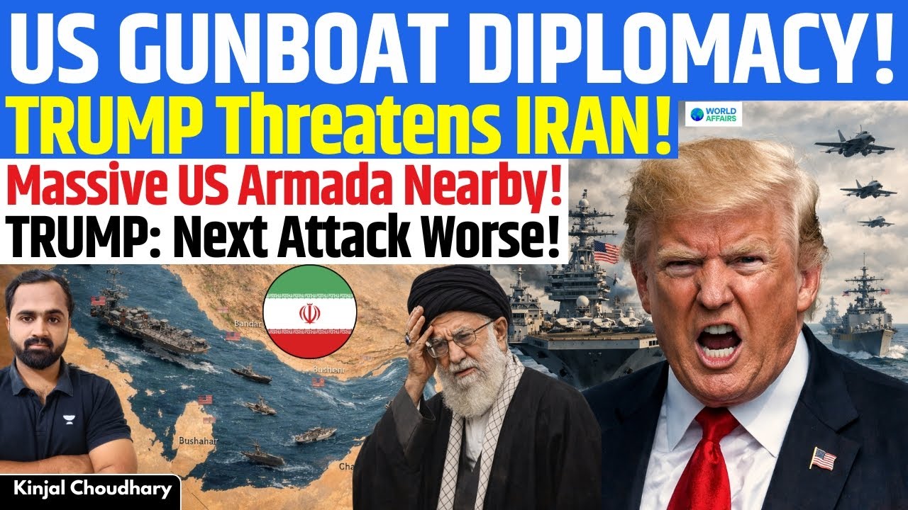 WAR ALERT- Trump Sets Deadline for Khamenei! US Armada Surrounds IRAN! Regime Change Or Trap? Kinjal