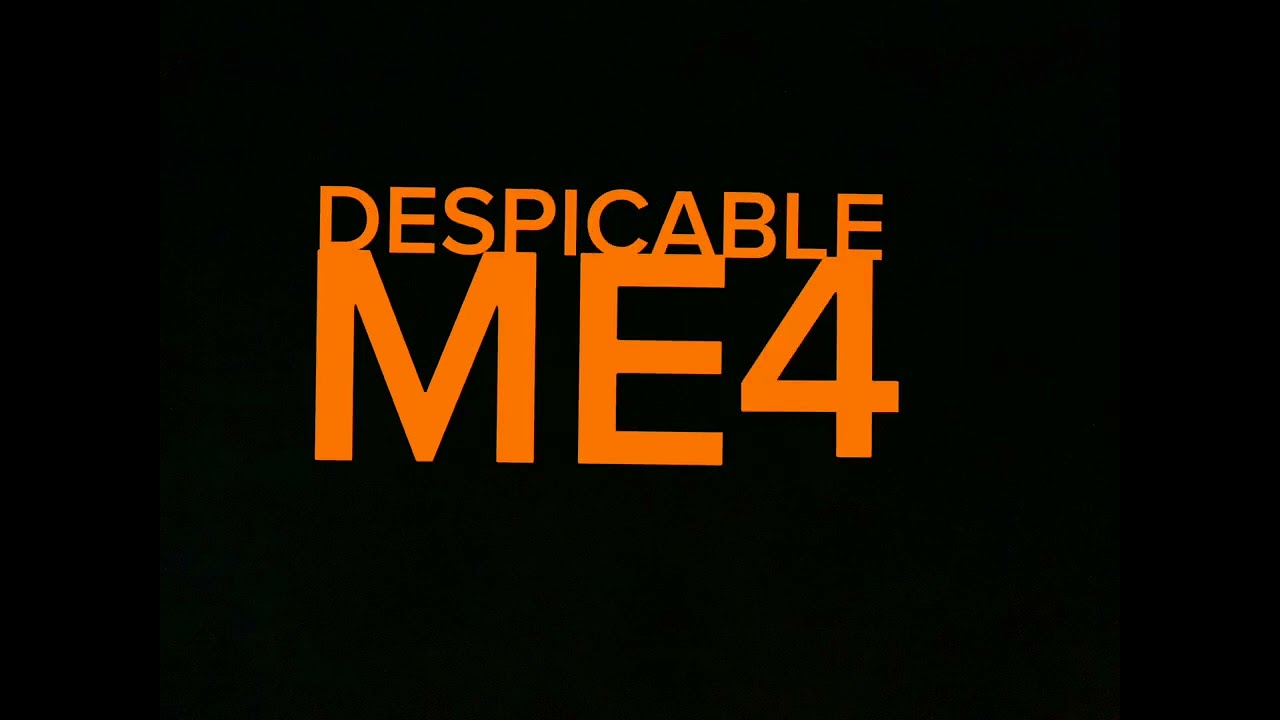 DESPICABLE ME ALL TITLE CARDS 9+ 10+