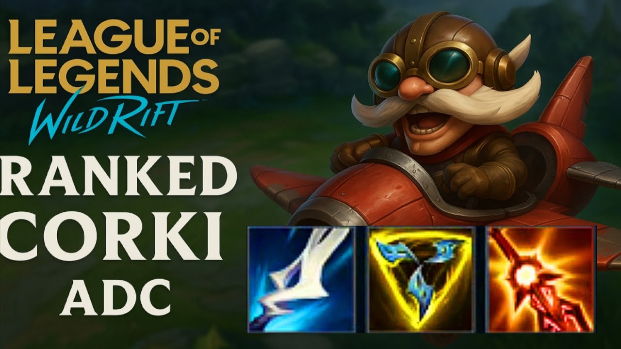 CORKI ADC | Wild Rift Ranked (S17) Full Build & Gameplay