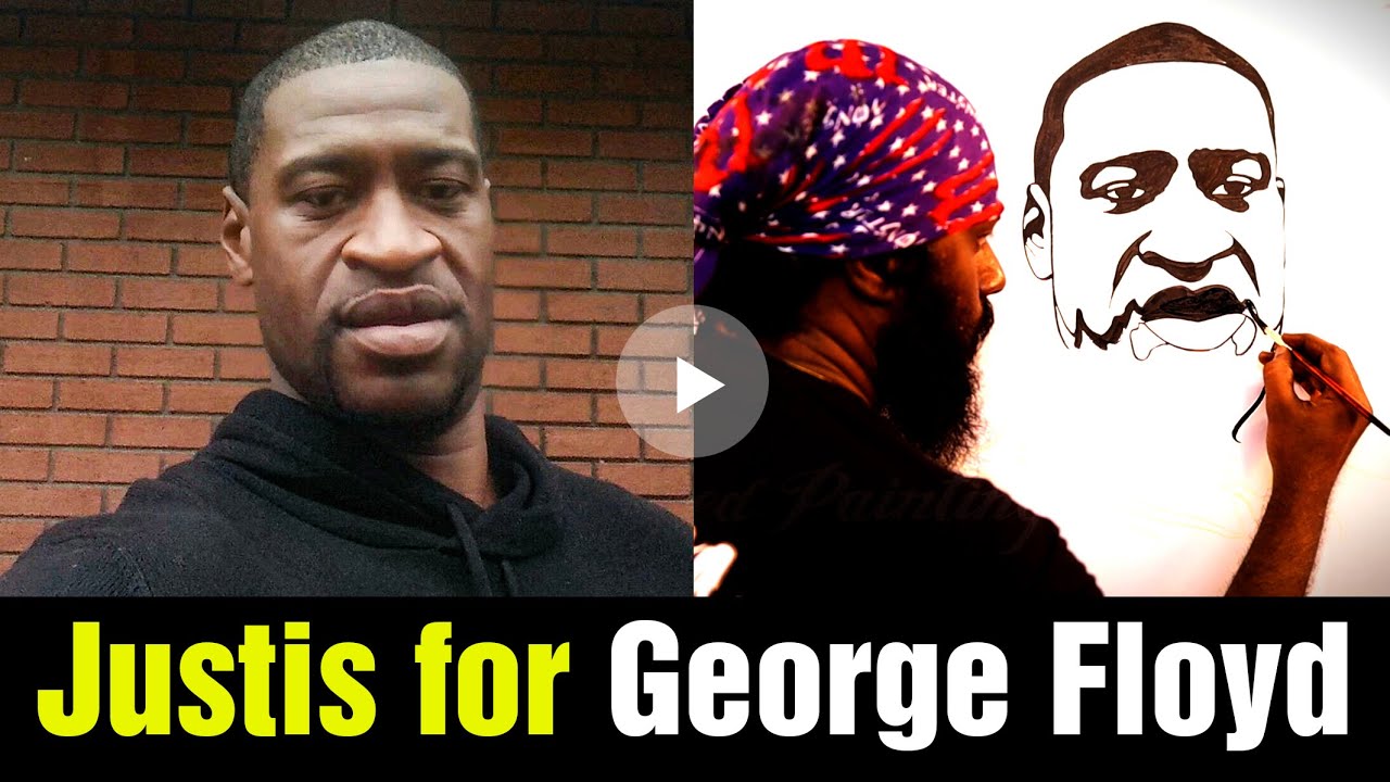 Justice for George Floyd - Udhaya Speed Painting