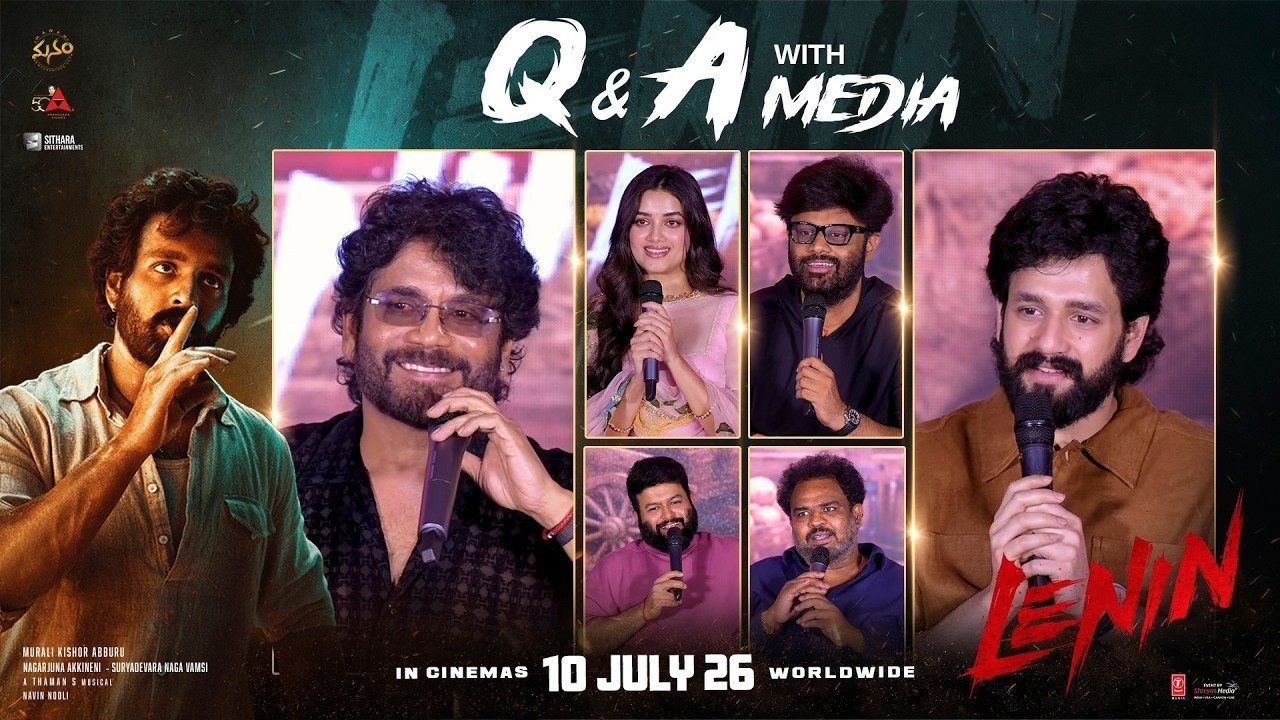 Q&A With Media at LENIN Press Meet - Akhil Akkineni | Bhagyashri Borse | Thaman S | Murali Kishor