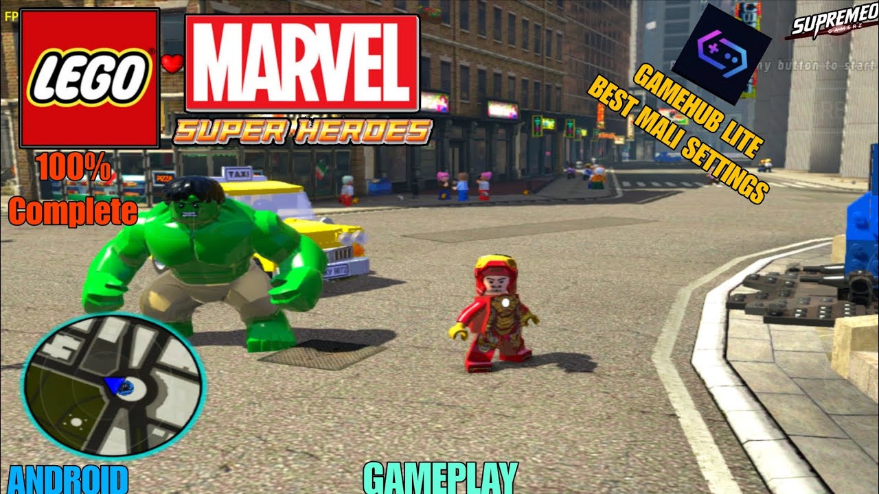 🔥 LEGO MARVEL SUPERHEROES on Android! Mali GAMEHUB LITE Emulator BEST SETTINGS & SMOOTH GAMEPLAY 🤩