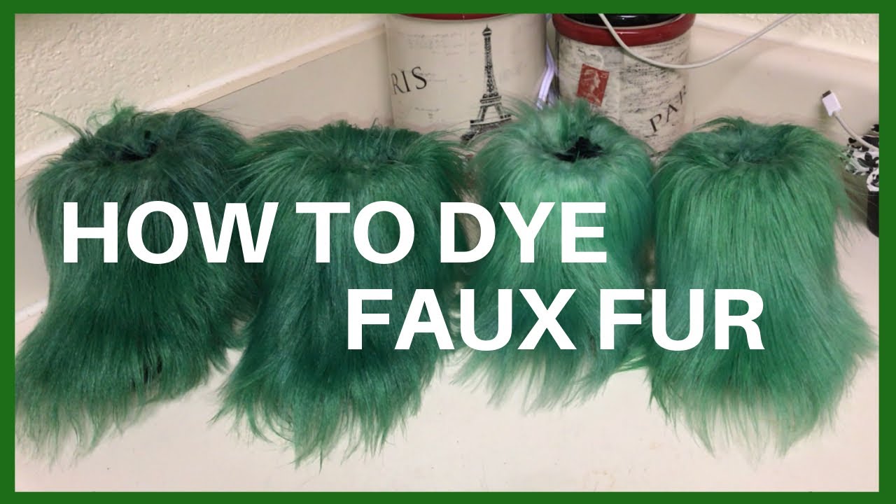 HOW TO DYE FAUX FUR ♡