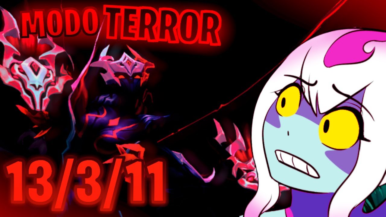 JOGANDO DE EVELYNN COM O LOL NO MODO TERROR 😨