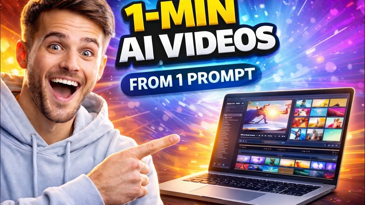 Create up to 5-minute AI videos from a single prompt