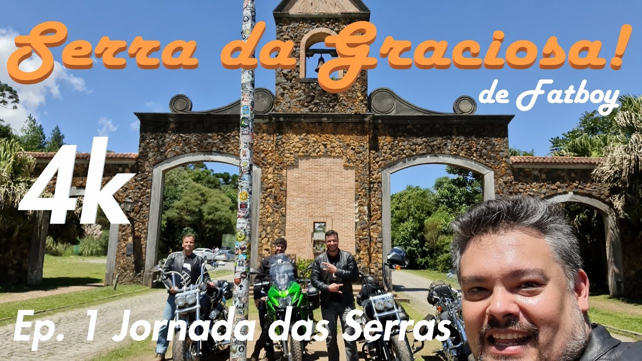SERRA DA GRACIOSA - JORNADA DAS SERRAS - EP 1 - de Harley Davidson Fat boy | (em 4K@60)