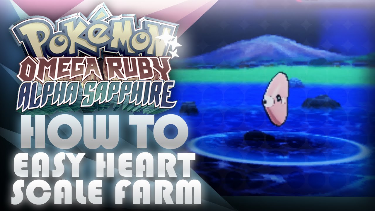 Pokemon ORAS: Heart Scale Farming Guide! Good & Super Rod, TM46 Thief Location - Mootypwns