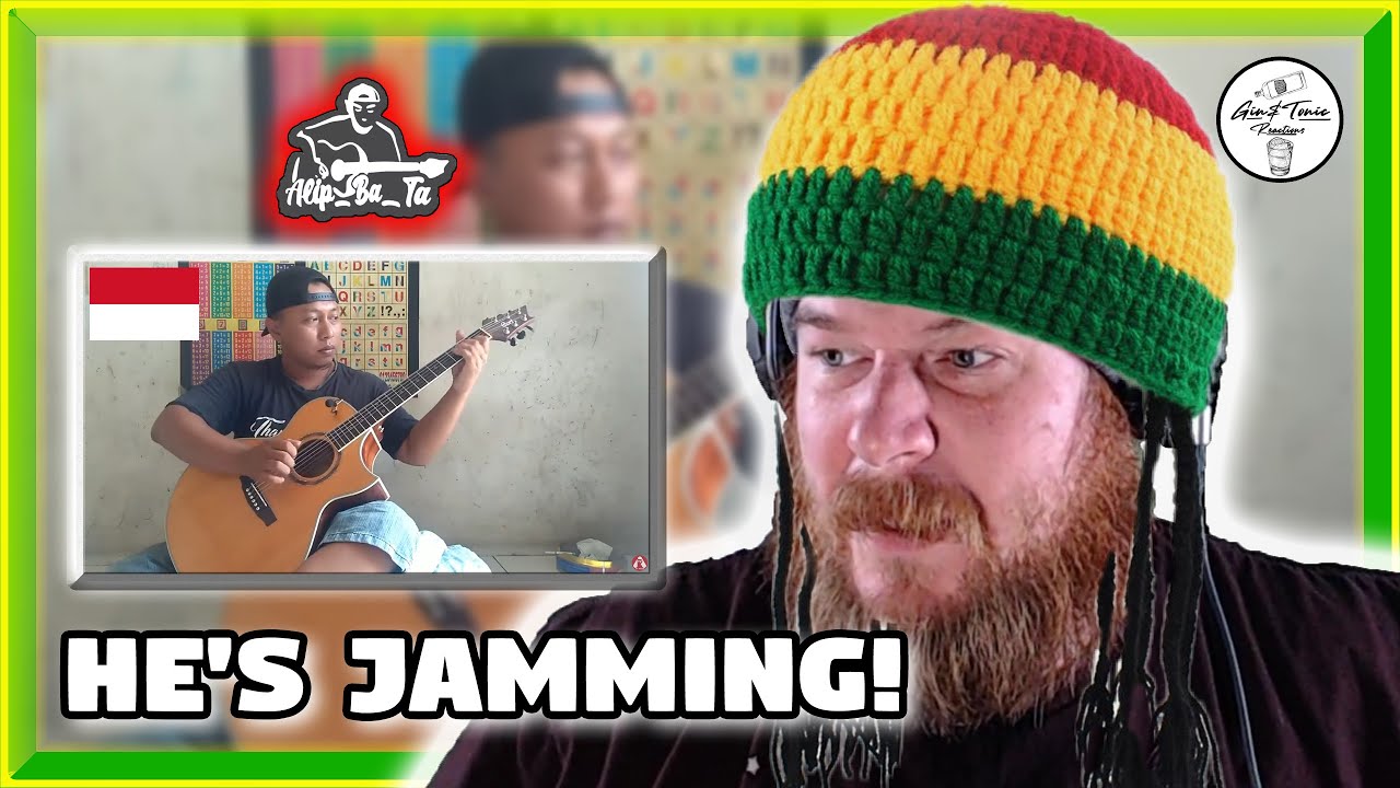 Alip Ba Ta 🇮🇩 - No Woman, No Cry (Bob Marley Fingerstyle Cover) | AMERICAN REACTION | HE'S JAMMING!