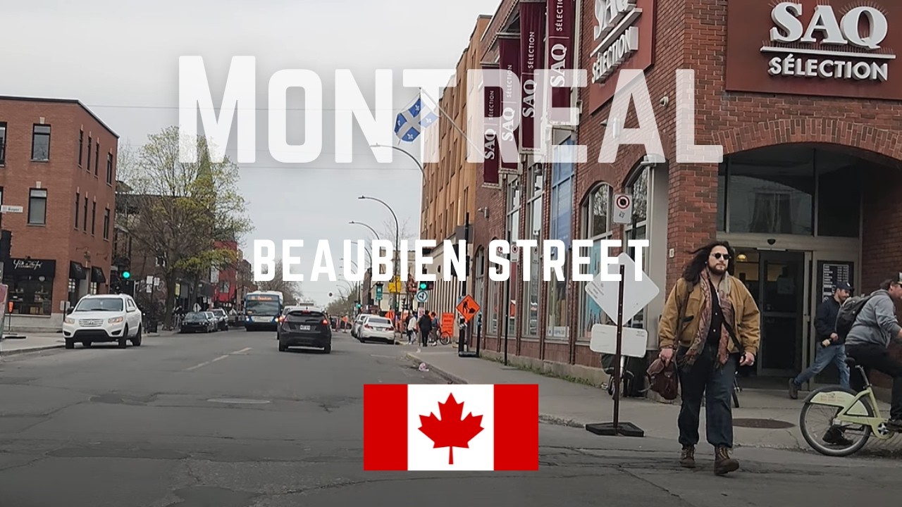 Driving in Montreal (4K) 🇨🇦 Beaubien Street 🇨🇦 