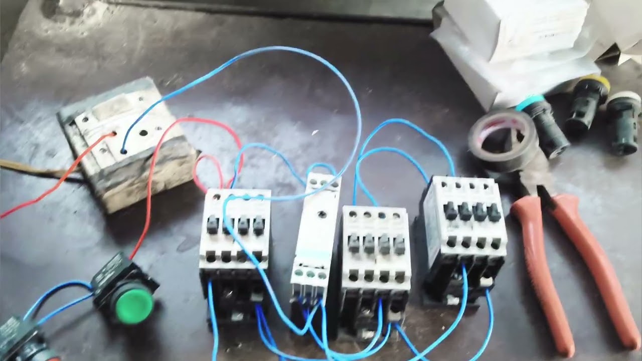 STAR DELTA STARTER CONTROL WIRING 